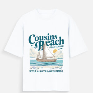 Unisex Oversized Cousins Beach T-Shirt